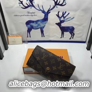 Top Grade Louis Vuitton Monogram Canvas Sarah Wallet M60531 Brown