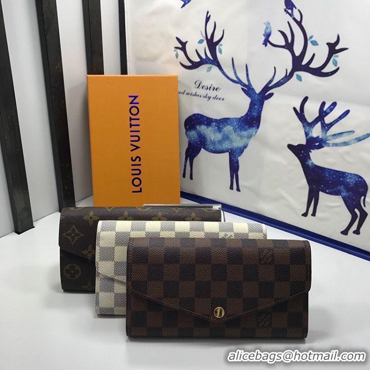 Top Grade Louis Vuitton Monogram Canvas Sarah Wallet M60531 Brown