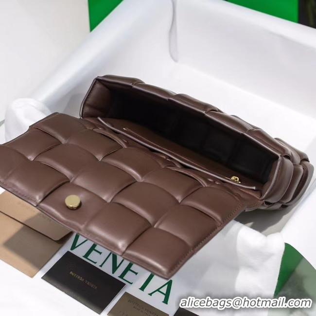 Best Price Bottega Veneta THE CHAIN CASSETTE Expedited Delivery 631421 Chocolates