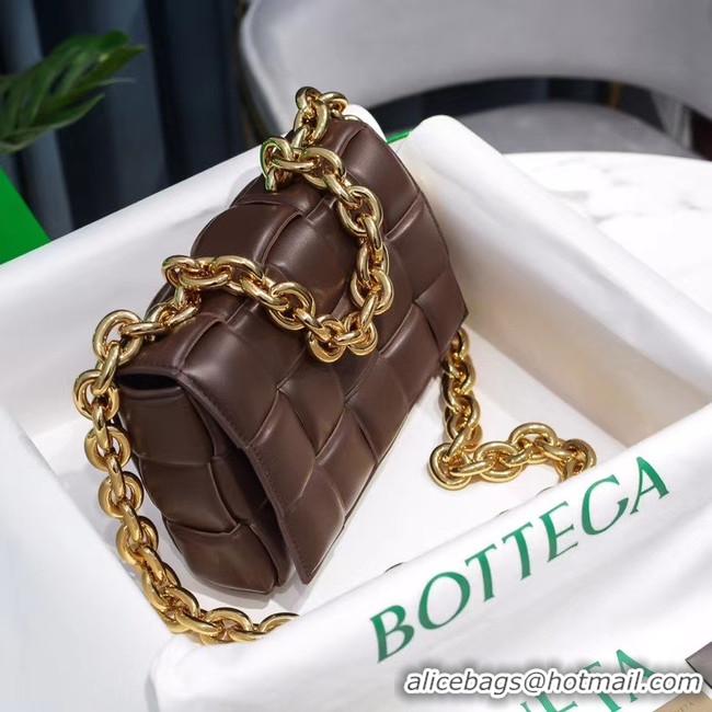 Best Price Bottega Veneta THE CHAIN CASSETTE Expedited Delivery 631421 Chocolates