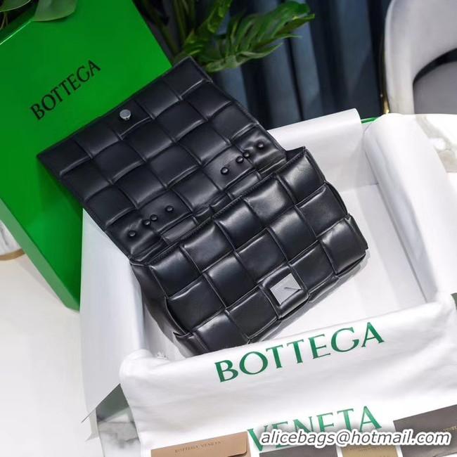 Affordable Price Bottega Veneta THE CHAIN CASSETTE Expedited Delivery 631421 black & Hardware: Silver finish