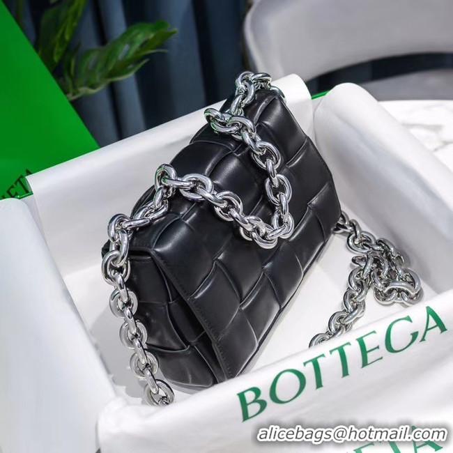 Affordable Price Bottega Veneta THE CHAIN CASSETTE Expedited Delivery 631421 black & Hardware: Silver finish