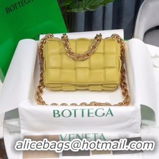 Good Quality Bottega Veneta THE CHAIN CASSETTE Expedited Delivery 631421 yellow