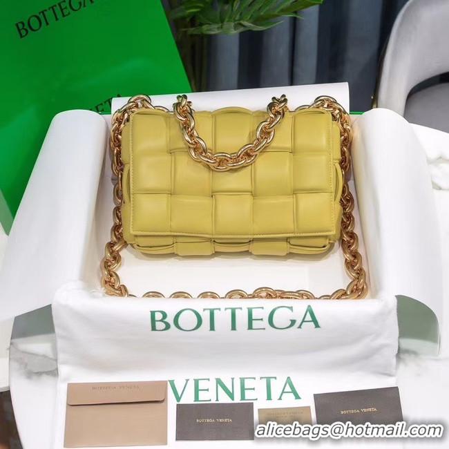 Good Quality Bottega Veneta THE CHAIN CASSETTE Expedited Delivery 631421 yellow