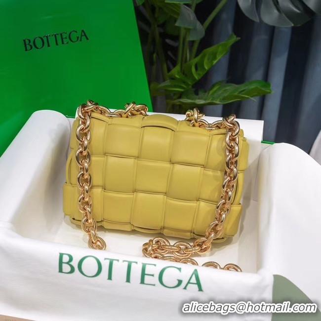 Good Quality Bottega Veneta THE CHAIN CASSETTE Expedited Delivery 631421 yellow