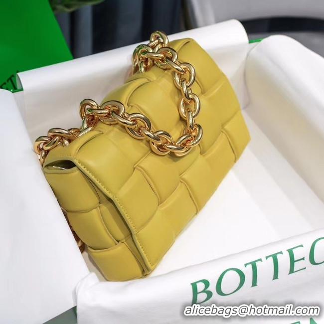 Good Quality Bottega Veneta THE CHAIN CASSETTE Expedited Delivery 631421 yellow