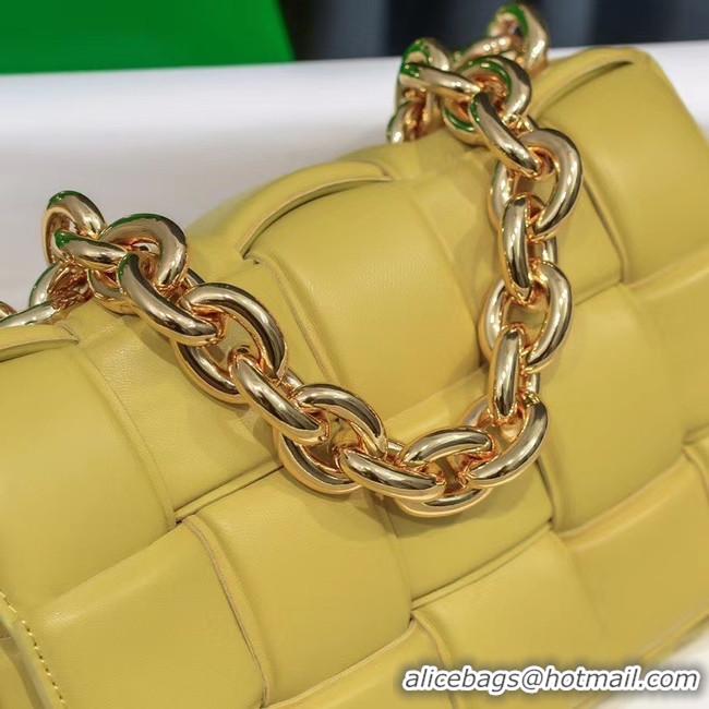 Good Quality Bottega Veneta THE CHAIN CASSETTE Expedited Delivery 631421 yellow