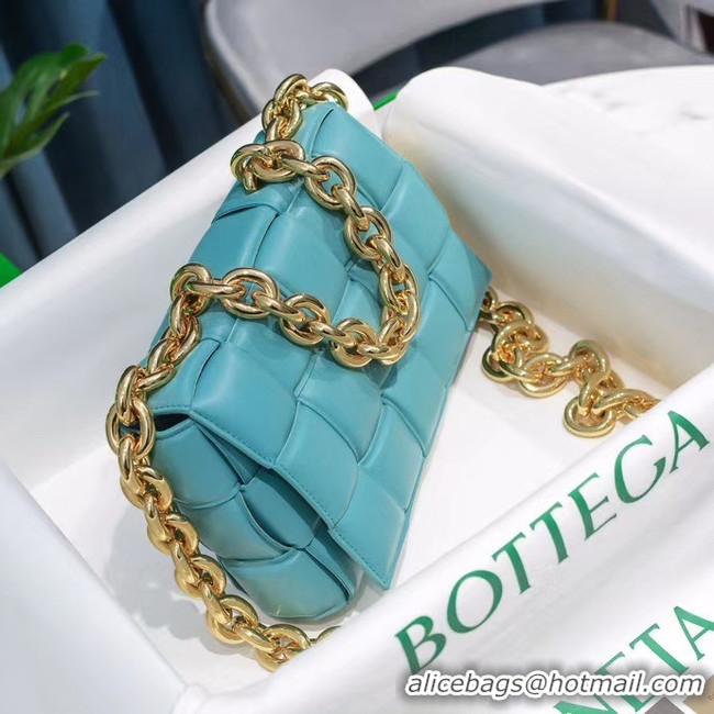 Good Quality Bottega Veneta THE CHAIN CASSETTE Expedited Delivery 631421 light blue