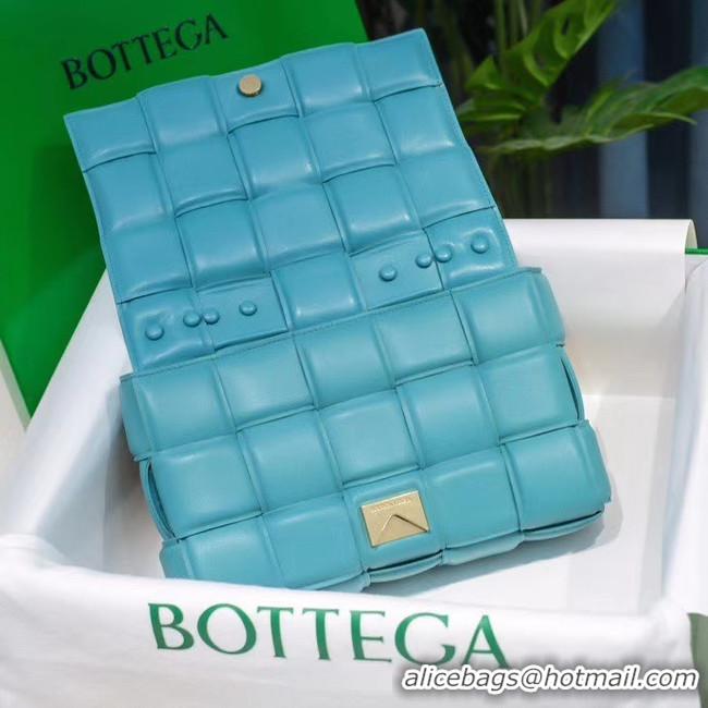 Good Quality Bottega Veneta THE CHAIN CASSETTE Expedited Delivery 631421 light blue