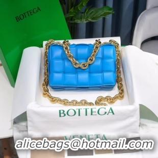 Best Grade Bottega Veneta THE CHAIN CASSETTE Expedited Delivery 631421 blue