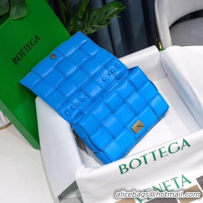 Best Grade Bottega Veneta THE CHAIN CASSETTE Expedited Delivery 631421 blue