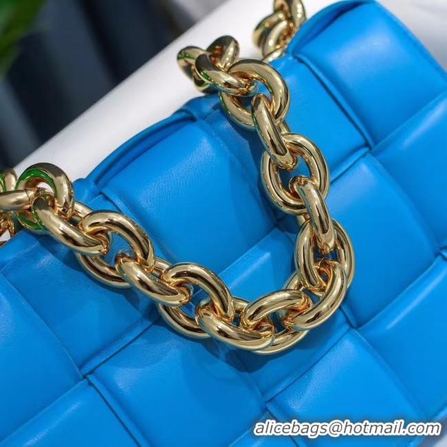 Best Grade Bottega Veneta THE CHAIN CASSETTE Expedited Delivery 631421 blue