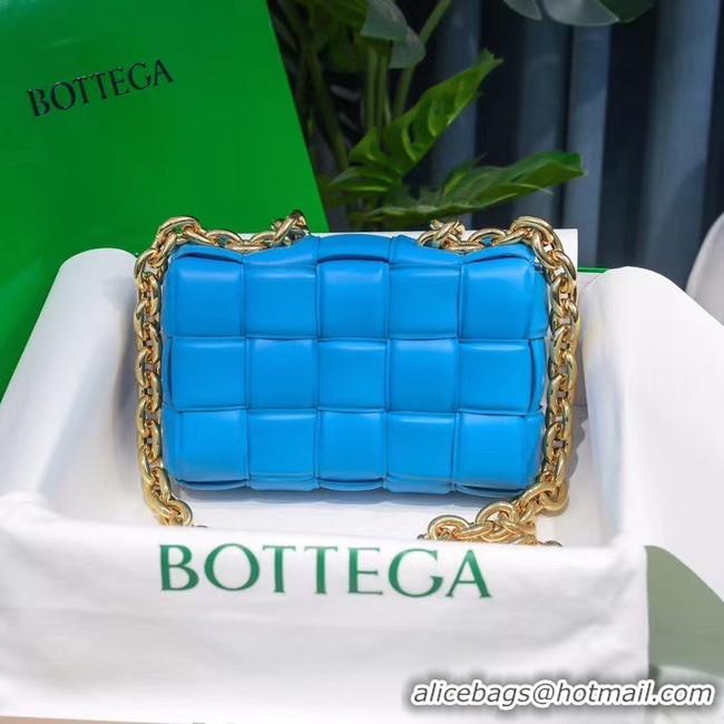 Best Grade Bottega Veneta THE CHAIN CASSETTE Expedited Delivery 631421 blue