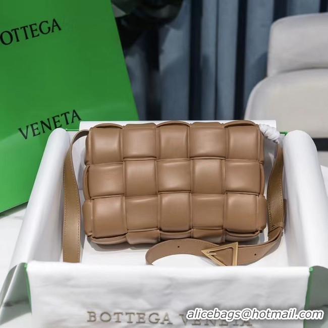 Affordable Price Bottega Veneta PADDED CASSETTE BAG 591970 Sandalwood