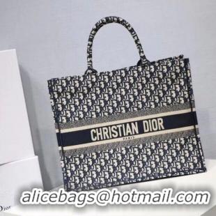 Top Grade Dior Large Book Tote In Velvet Material CD5620