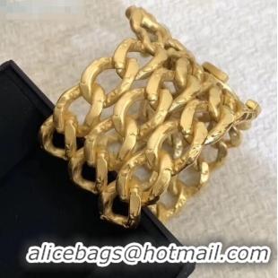 New Design Chanel Metal Pearl Cuff Bracelet AB3185 2019