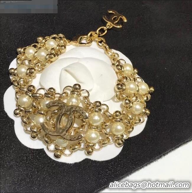 Good Taste Chanel Pearls Bracelet CC3610 2020