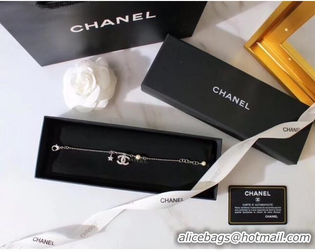 Traditional Discount Chanel Silver Bracelet CC8052 2020