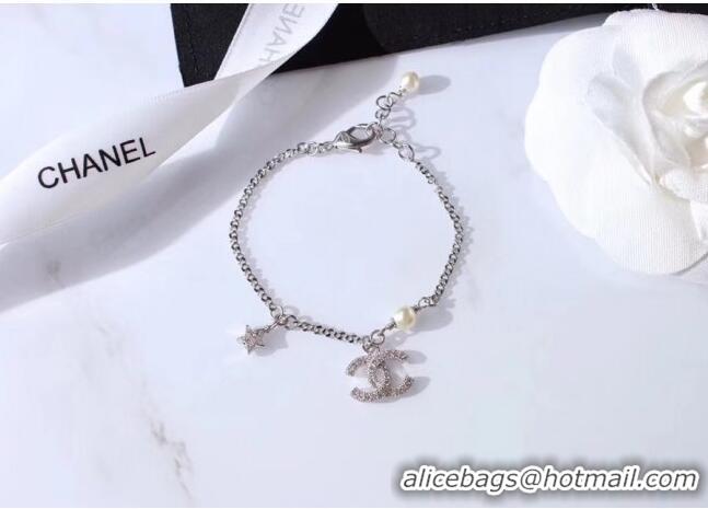 Traditional Discount Chanel Silver Bracelet CC8052 2020