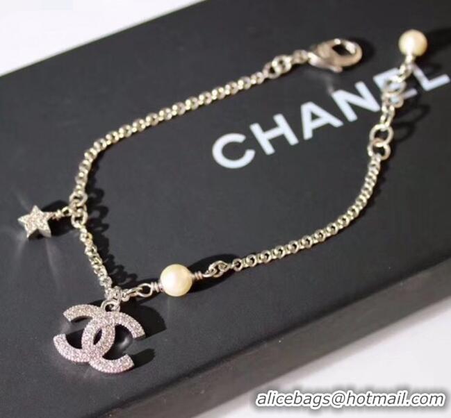 Traditional Discount Chanel Silver Bracelet CC8052 2020