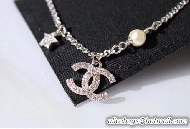 Traditional Discount Chanel Silver Bracelet CC8052 2020