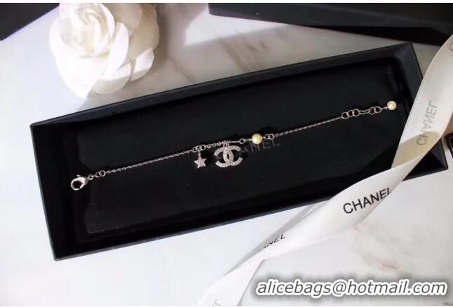 Traditional Discount Chanel Silver Bracelet CC8052 2020