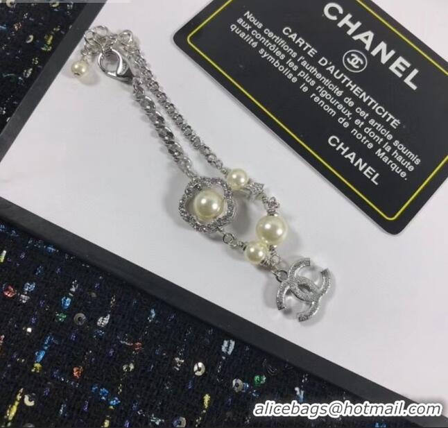 Inexpensive Chanel Pearl Silver Bracelet CC0722 2020