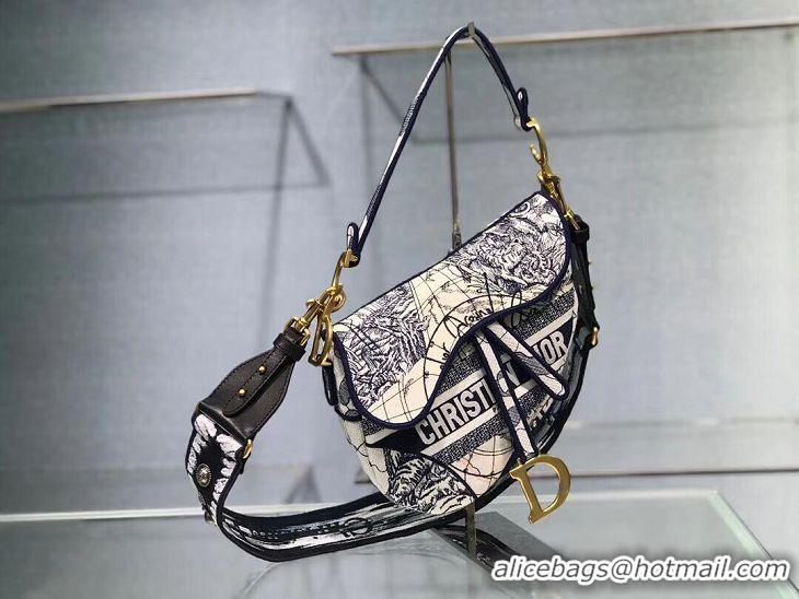 Discount SADDLE BAG Dior Embroidery D2456E