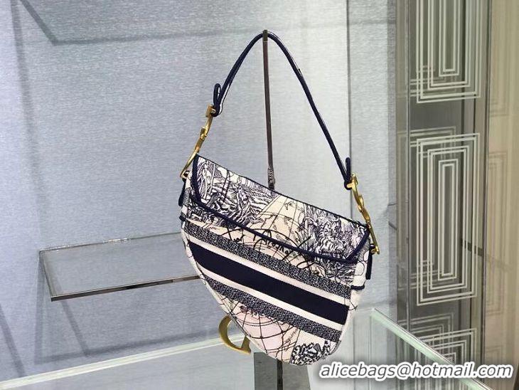 Discount SADDLE BAG Dior Embroidery D2456E