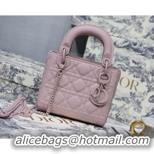 Good Looking Dior Lady Dior Bag Original Sheepskin Leather CD5500 pink