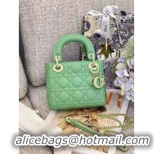 Trendy Design Dior Lady Dior Bag Original Sheepskin Leather CD5501 green