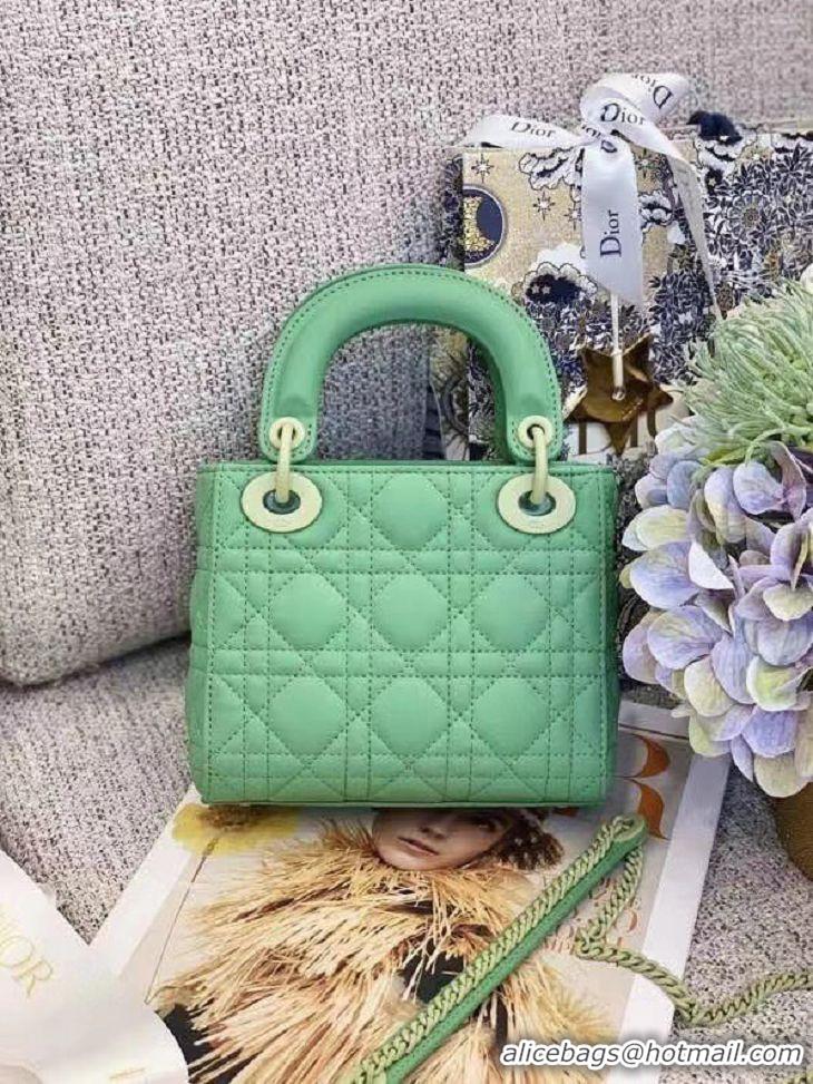 Trendy Design Dior Lady Dior Bag Original Sheepskin Leather CD5501 green