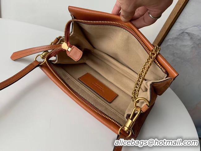 Charming GIVENCHY leather and suede shoulder bag 9337 brown