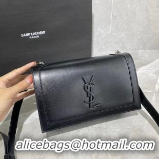 Top Design Yves Saint Laurent Calfskin Leather Shoulder Bag Y635627-1 black