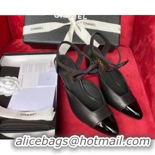 Cheapest Chanel Lambskin Pumps with Bow 80MM G36360 Black 2020