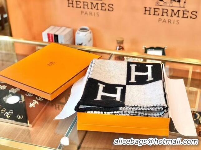 Affordable Price Herems Wool & Cashmere Avalon III Throw Blanket 70762 Bllack 2020