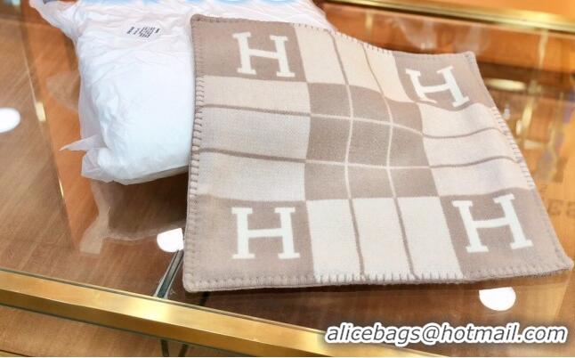 Most Popular Hermes Avalon Pillow, Small Model 50 x 50 cm 71518 Grey