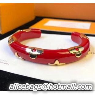 Inexpensive Louis Vuitton Daily Monogram Bracelet LV1662 Red 2019