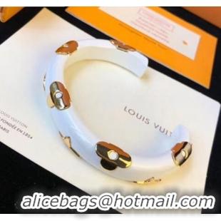 Luxury Cheap Louis Vuitton Daily Monogram Bracelet LV1662 White 2019