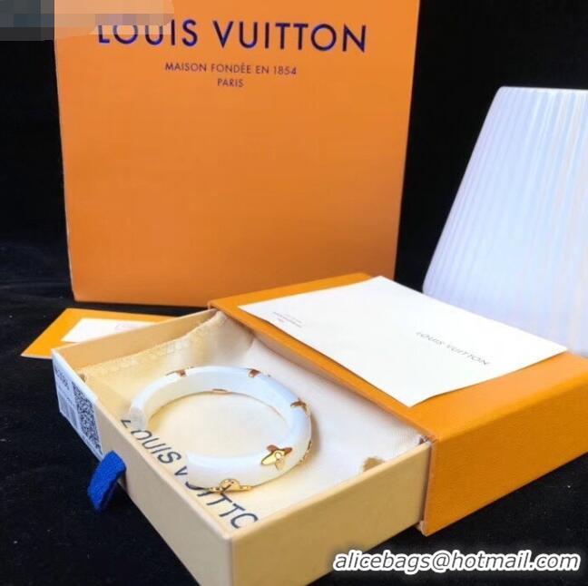 Luxury Cheap Louis Vuitton Daily Monogram Bracelet LV1662 White 2019