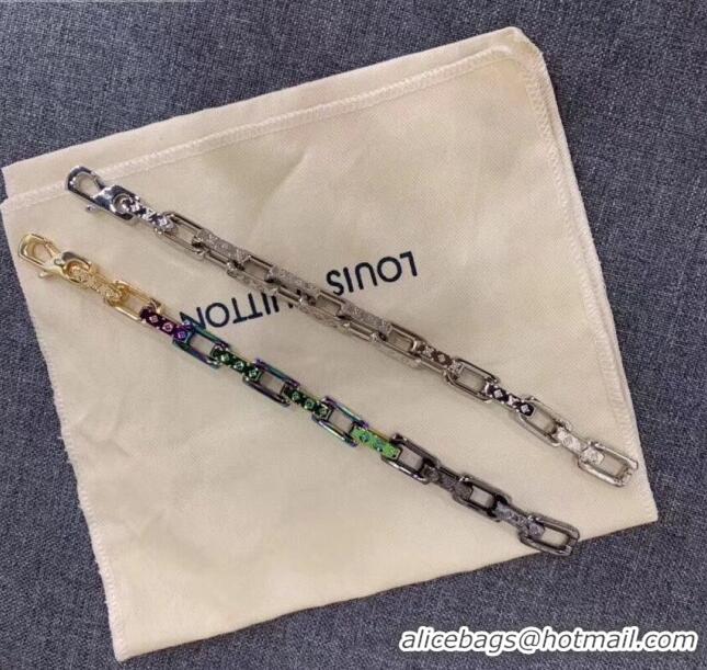 New Fashion Louis Vuitton Monogram Silver Chain Bracelet M68242 2019