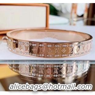 Well Crafted Louis Vuitton Monogram Bracelet LV0514 Rose Gold 2019