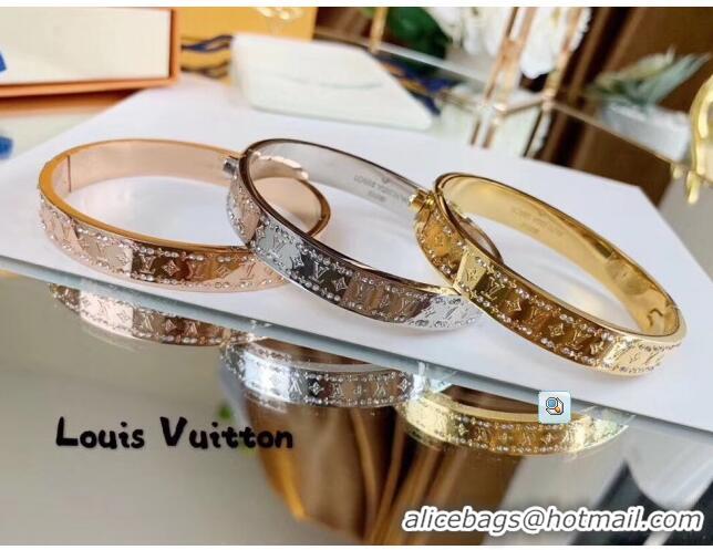 Well Crafted Louis Vuitton Monogram Bracelet LV0514 Rose Gold 2019