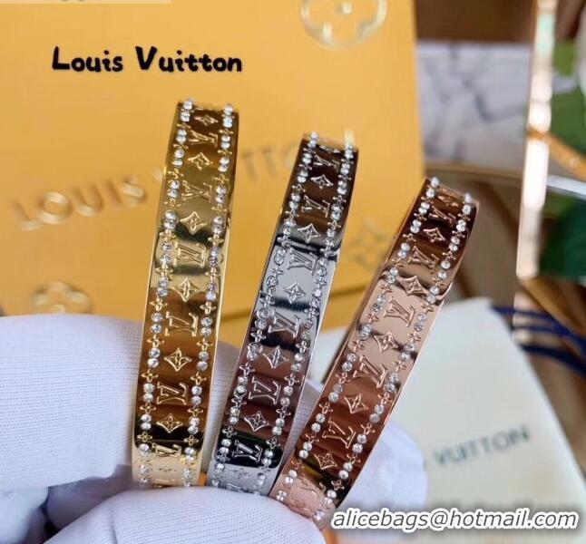 Well Crafted Louis Vuitton Monogram Bracelet LV0514 Rose Gold 2019