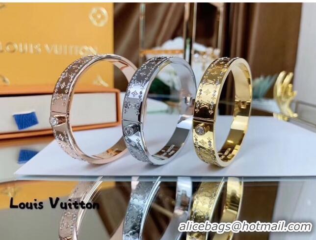 Well Crafted Louis Vuitton Monogram Bracelet LV0514 Rose Gold 2019