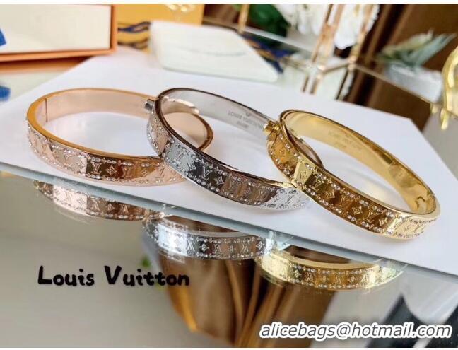 Lowest Cost Louis Vuitton Monogram Bracelet LV0514 Silver 2019