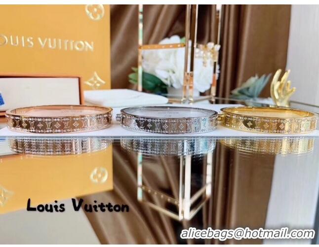 Lowest Cost Louis Vuitton Monogram Bracelet LV0514 Silver 2019