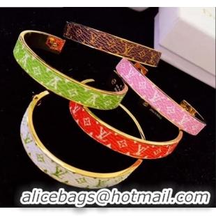 Discount Louis Vuitton Monogram Bracelet 5 Colors LV1222 2019