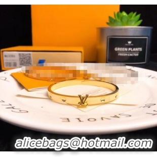 Top Design Louis Vuitton Bracelet M63086 Yellow Gold 2019