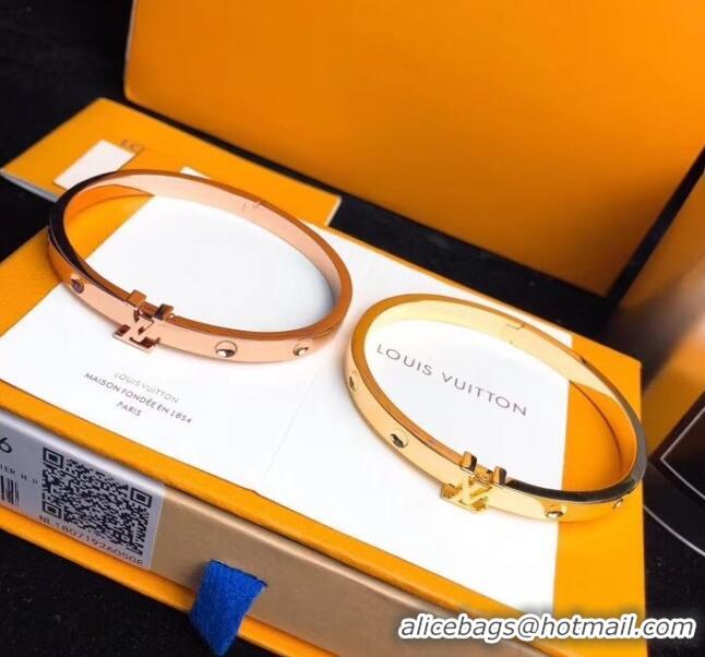 Top Design Louis Vuitton Bracelet M63086 Yellow Gold 2019